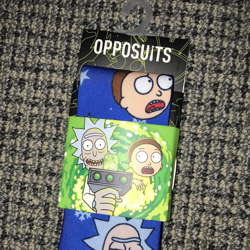 OppoSuits‎ Blue Rick and Morty Character Tie